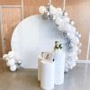 Backdrop trang dây bong bóng sang trọng cấp tóc XV537