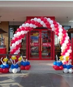 Cổng chào khai trương cửa hàng thức ăn nhanh XV625