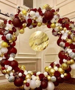 Tiểu cảnh bong bóng trang trí sự kiện sang trọng XV556