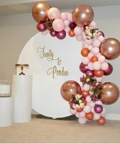 Bộ sản phẩm trang trí tiểu cảnh sinh nhật đơn giản tại nhà XV594