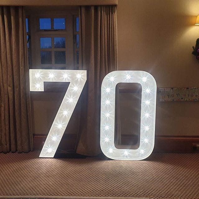 Chữ 3D đèn led trang trí tiểu cảnh sinh nhật XV575