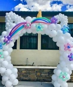Cổng chào bong bóng chủ đề kỳ lân XV578
