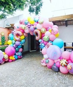 Cổng chào sinh nhật bong bóng bánh kẹo XV671