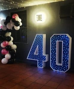 Tiểu cảnh sin nhật chữ 3D giả bong bóng XV673
