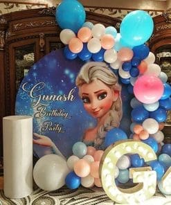 Backdrop sinh nhật Elsa trong Frozen XV691