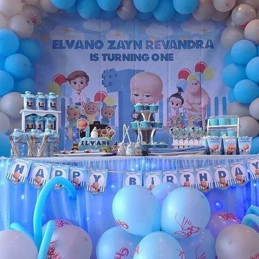 Trang trí sinh nhật trọn gói the boss baby XV701