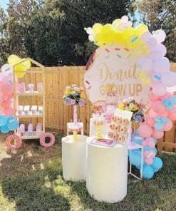 Bàn quà sinh nhật ngoài trời Donut XV704