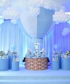 Bàn quà khinh khí cầu vô cùng sinh động XV676