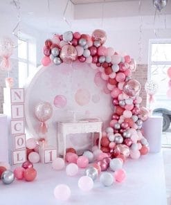 Trang trí tiểu cảnh sinh nhật bé gái 3D XV690