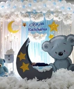Trang trí tiểu cảnh thôi nôi gấu con XV693