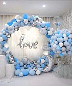 Backdrop bong bóng kết hợp tiểu cảnh sinh nhật XV717