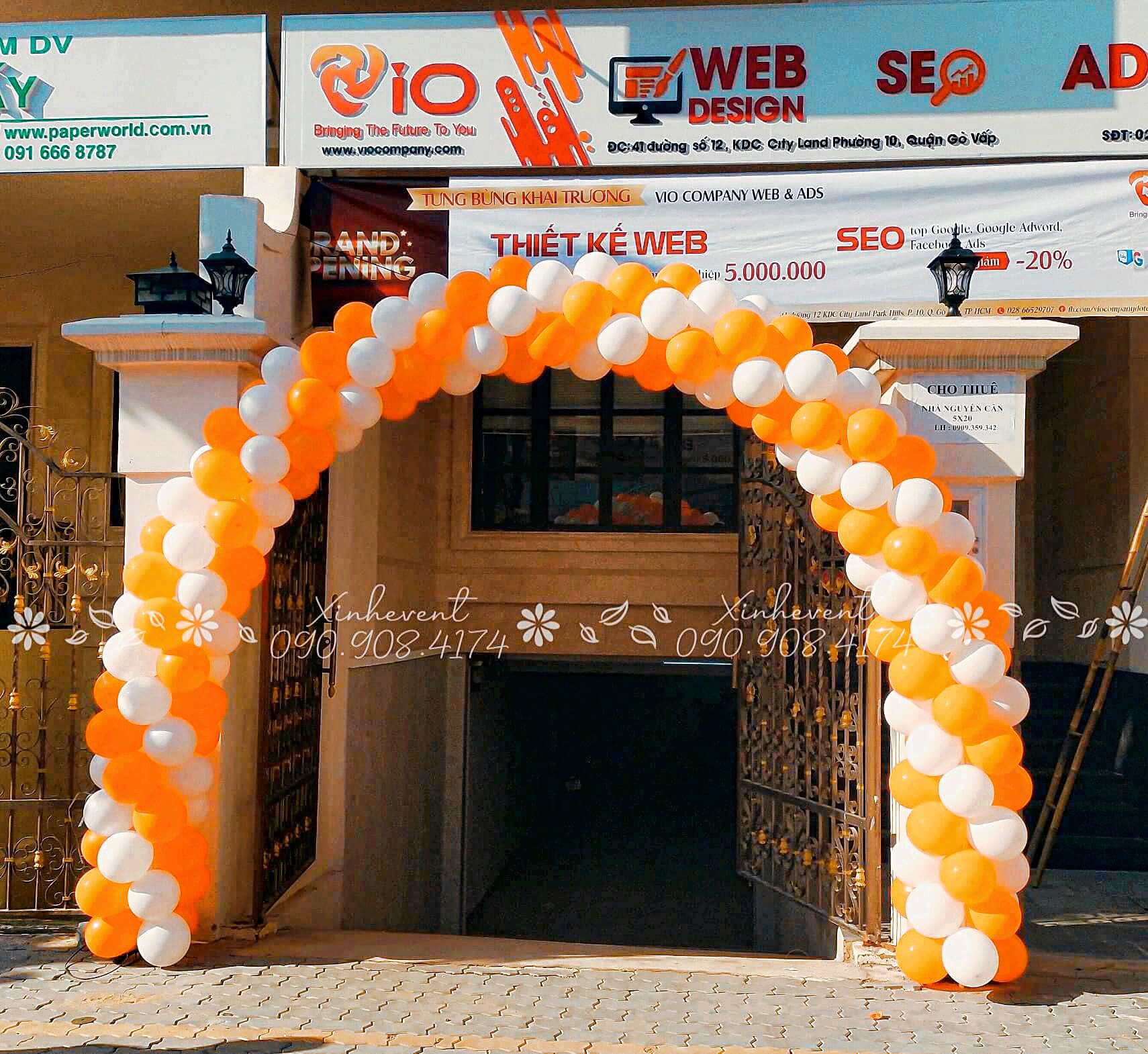 Cổng chào khai trương công ty VIO Gò Vấp