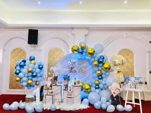 Trang trí sinh nhật bé tại nhà hàng XV711