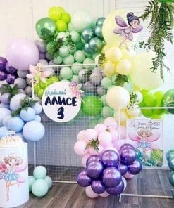 Backdrop sinh nhật nhiều màu sắc XV736