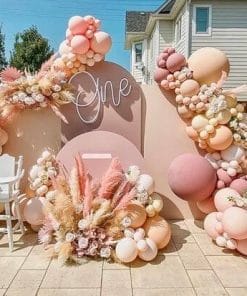 Backdrop trang trí sinh nhật sang trọng XV743