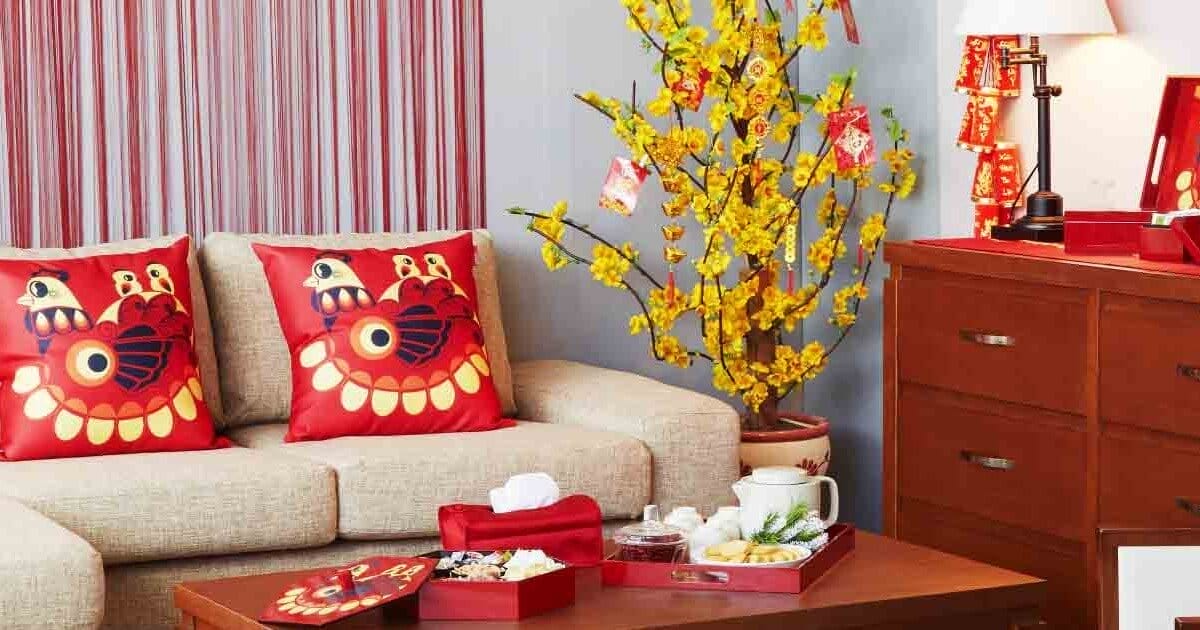 10 ý tưởng trang trí tết trong nhà thật đẹp và mang nhiều may mắn