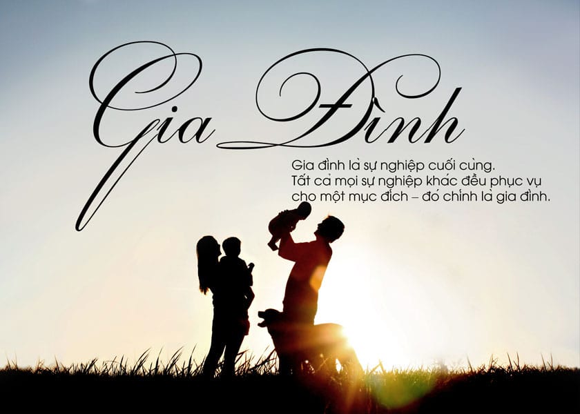 Gia đình là sự nghiệp tối thượng