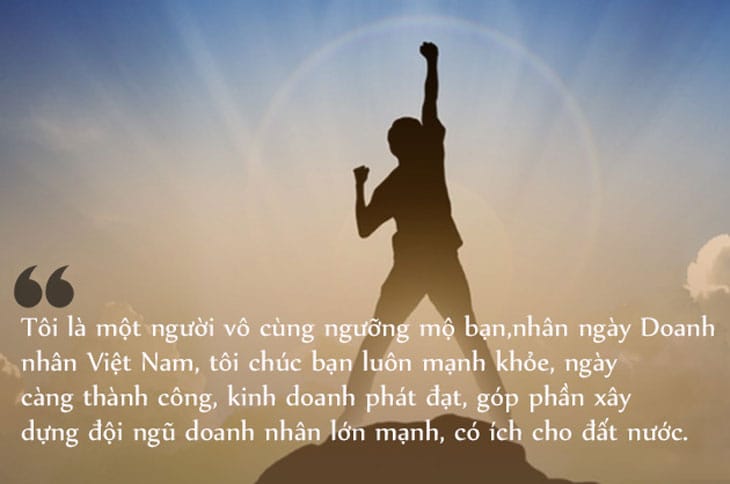 Chúc mừng ngày doanh nhân Việt Nam