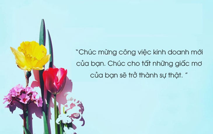 Chúc doanh nhân làm ăn phát đạt