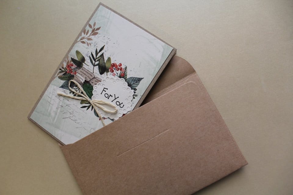 Thiệp chúc mừng thủ công