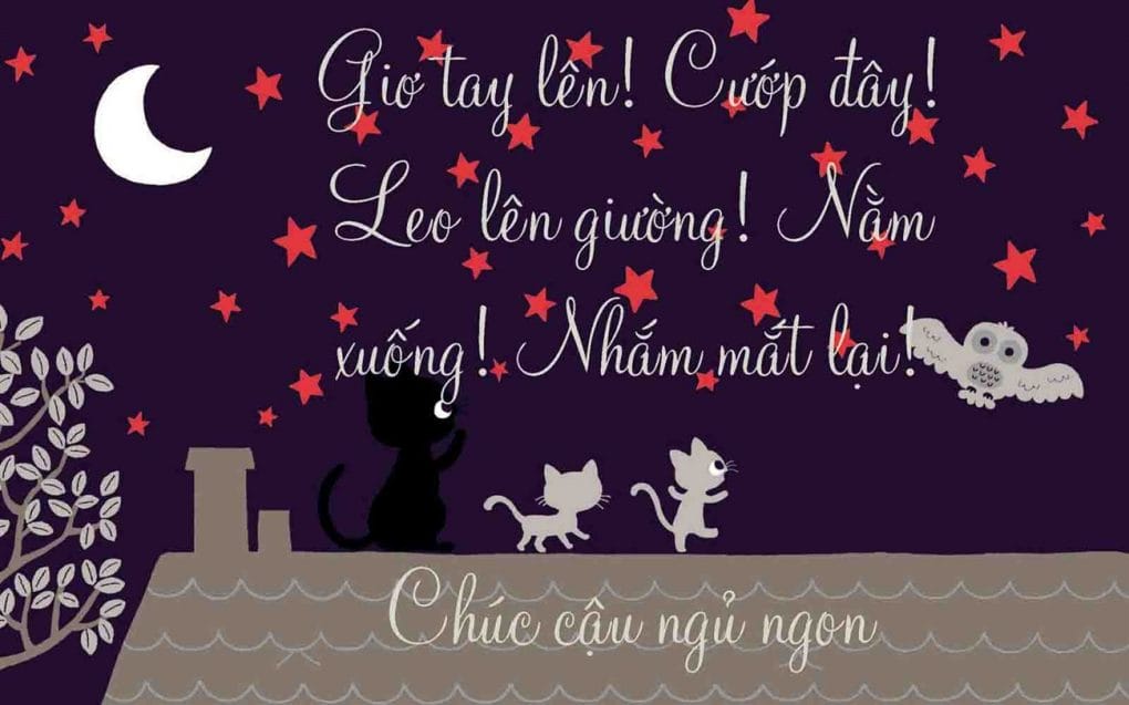 Thơ chúc ngủ ngon hài hước, lầy lội dành tặng bạn thân Thơ chúc ngủ ngon hài hước, lầy lội dành tặng bạn thân